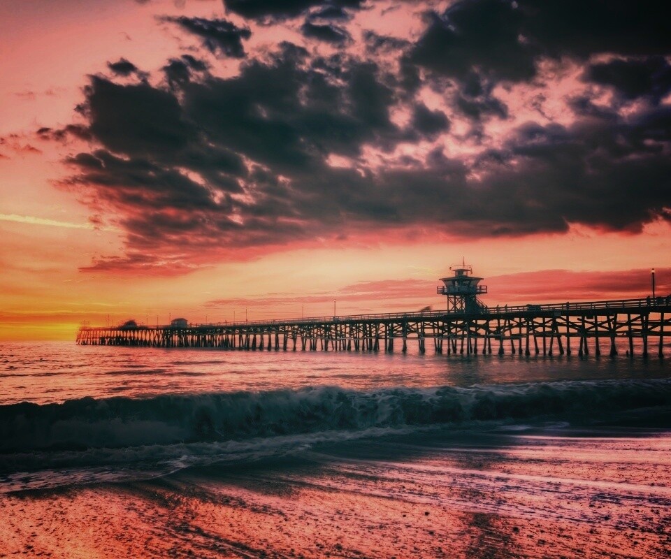 Морской прилив обои