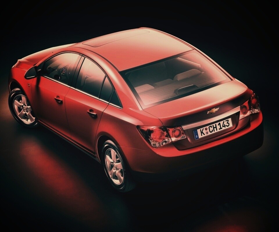 Шевроле Cruze красного цвета обои