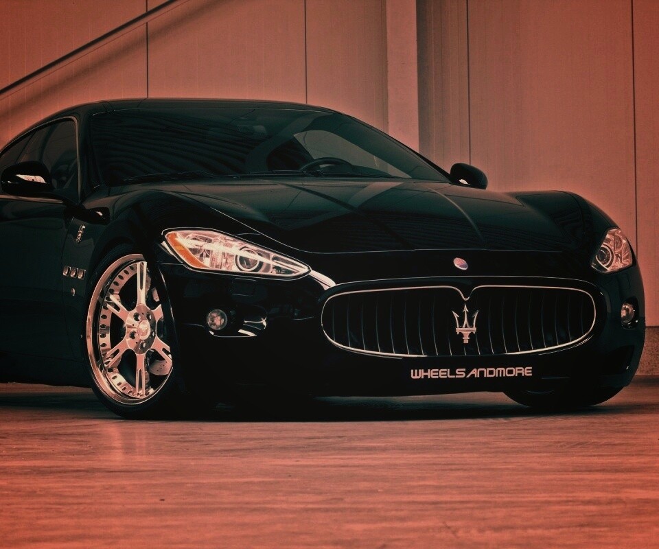 Черная мазерати Gran Turismo обои