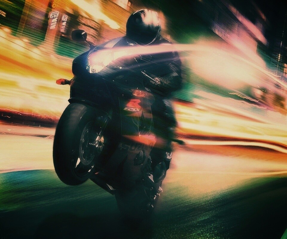 Сокрость на мотоцикле обои