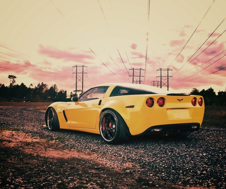 Chevrolet corvette обои