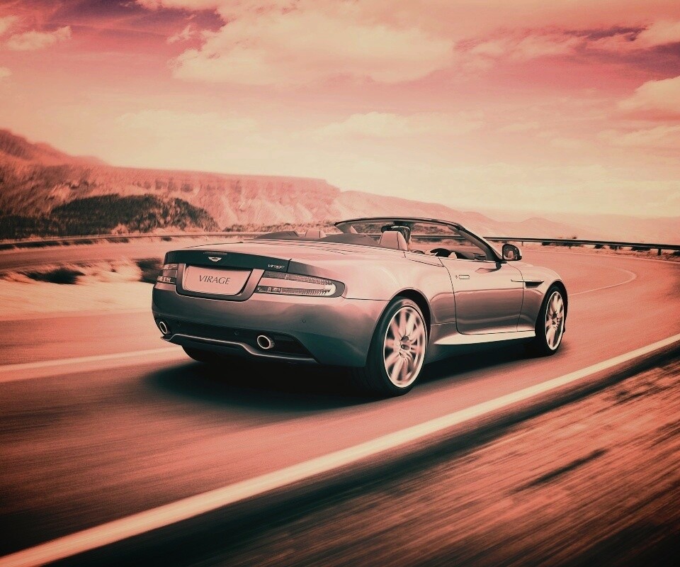 Астон кабриолет обои