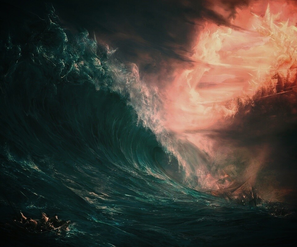 Битва стихий обои