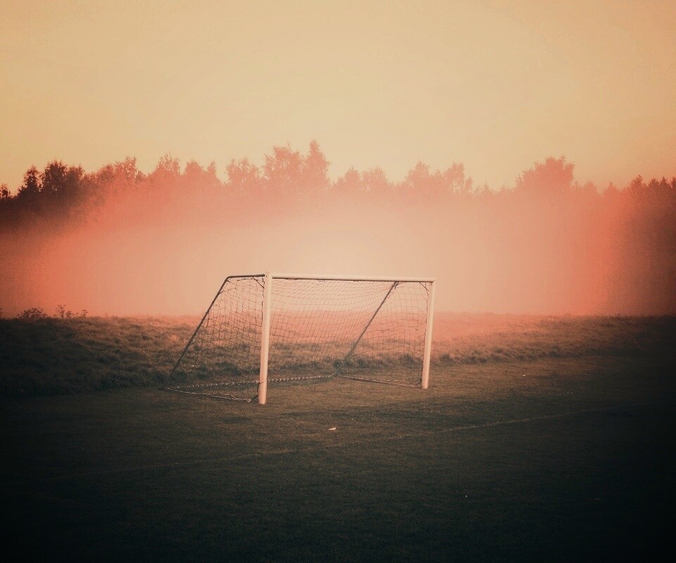 Футбольные ворота обои