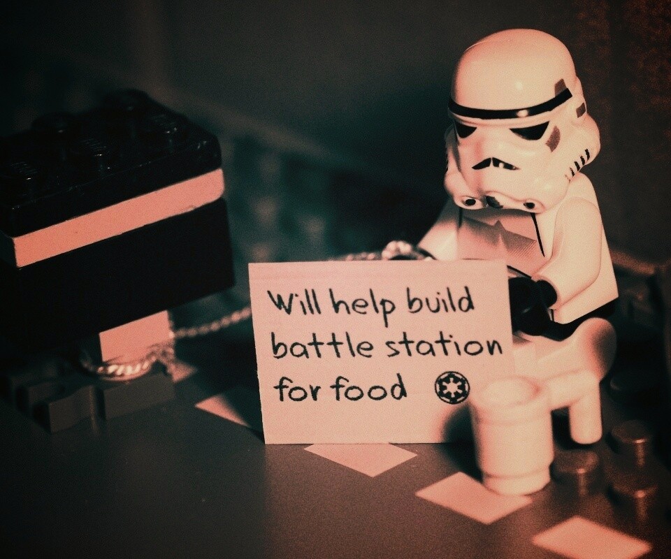 Помогу построить Звезду Смерти за еду обои