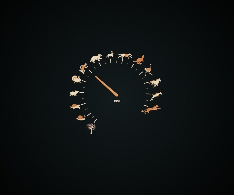 Стилизованный спидометр обои