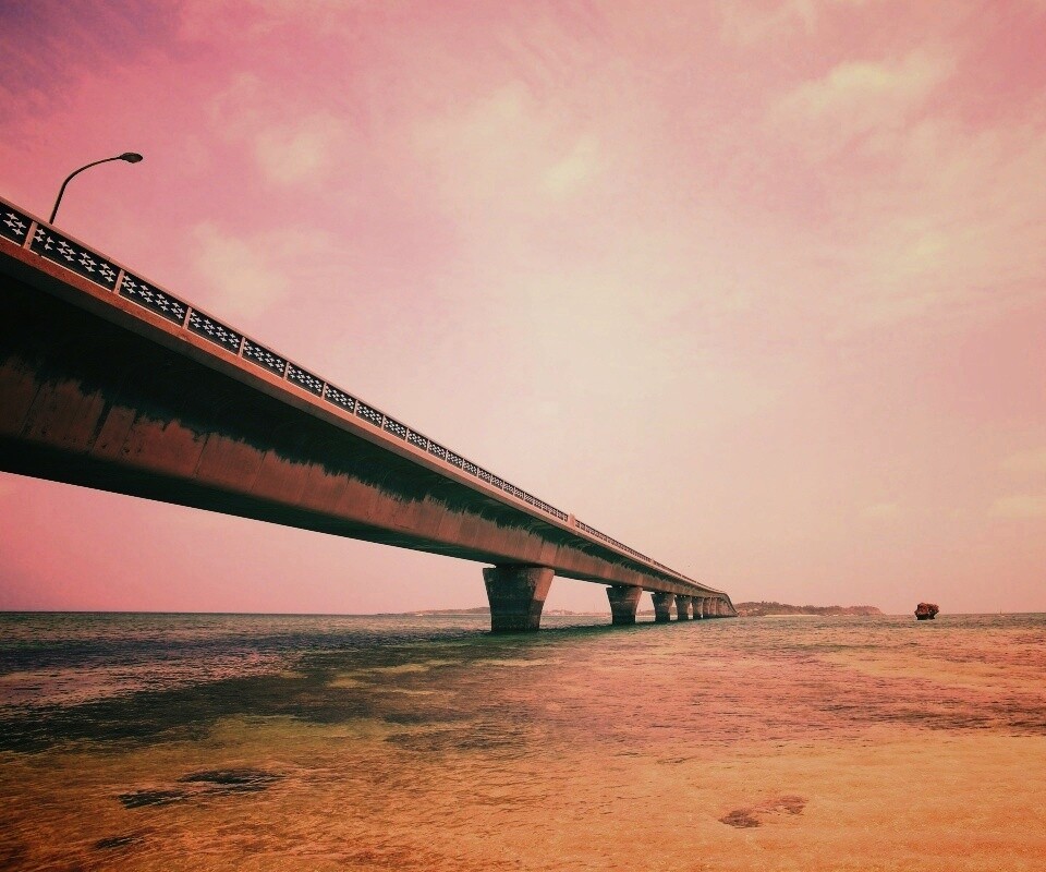 Мост до острова обои