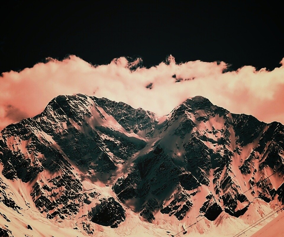 Снежные горы обои