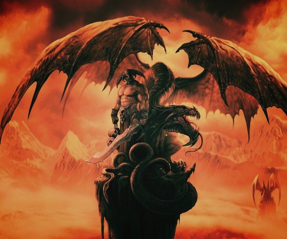 Варвар и дракон обои