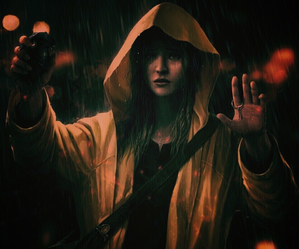 Девушка с гранатой обои