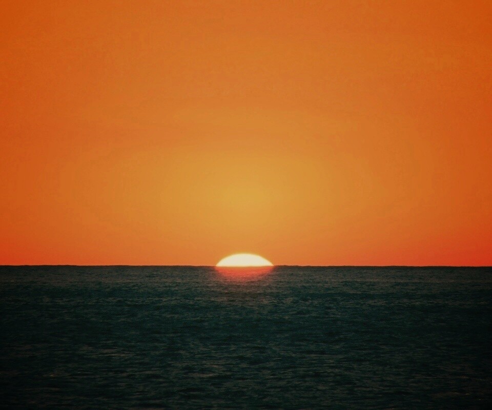 Идеальный закат обои