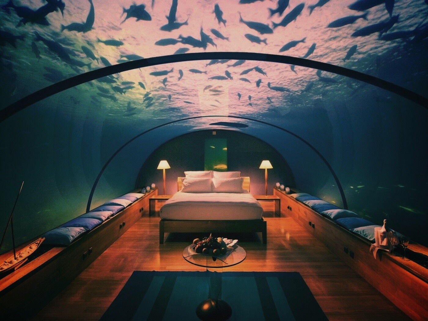 Подводные аппартаменты обои