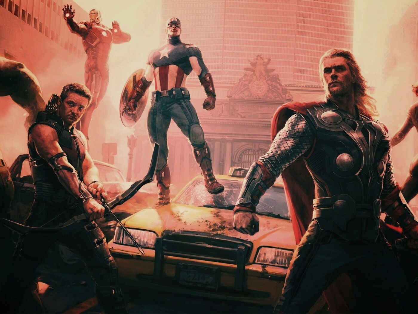 Арт к фильму Мстители обои