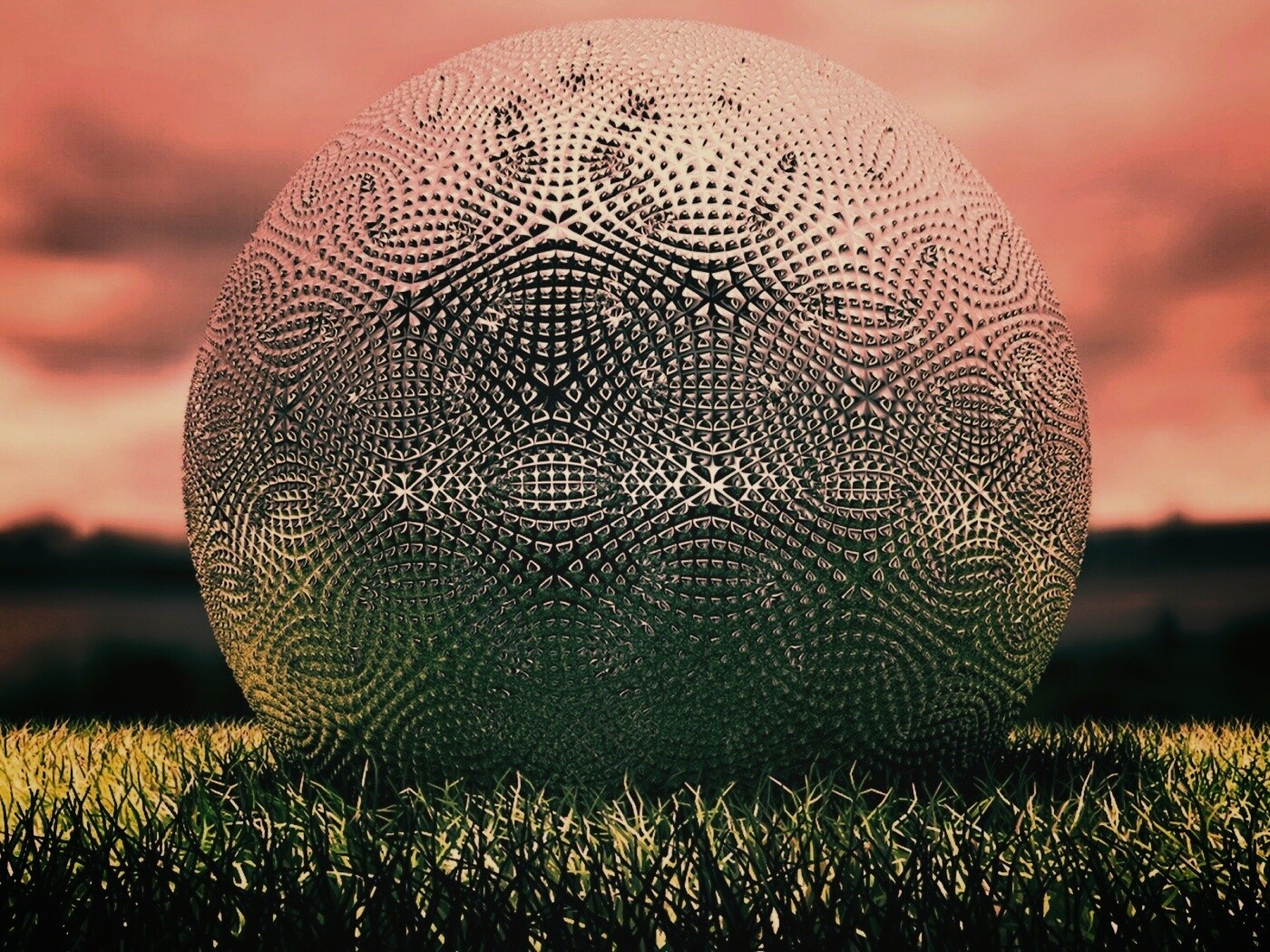 Металлический мяч для гольфа обои