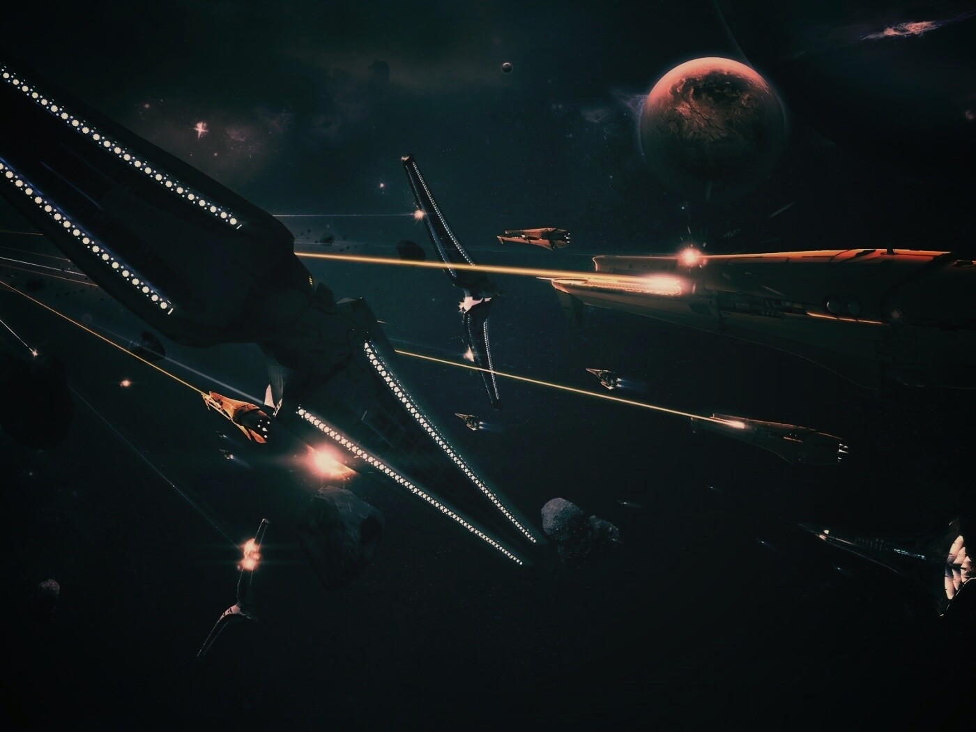 Космическая баталия обои