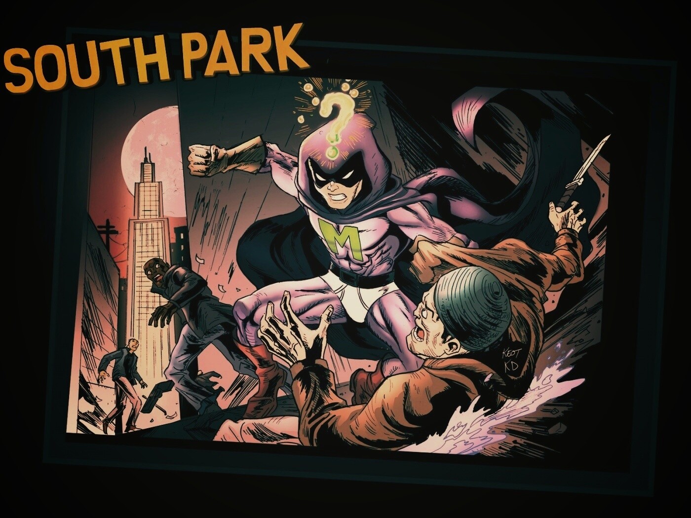 Комикс про Мистериона обои