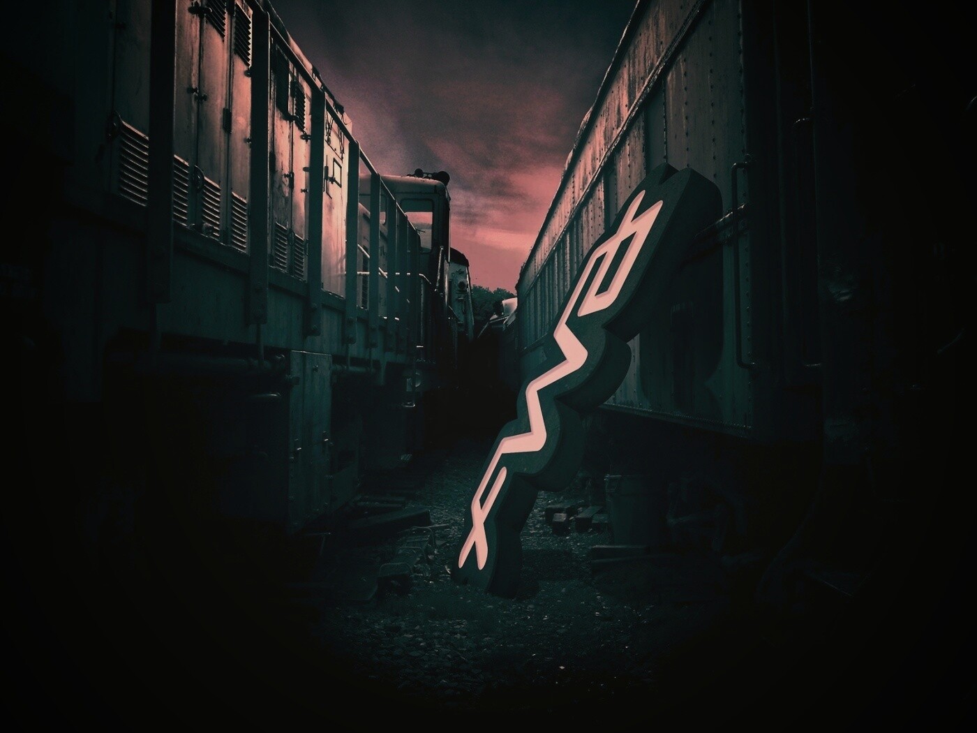 Упавшая вывеска обои