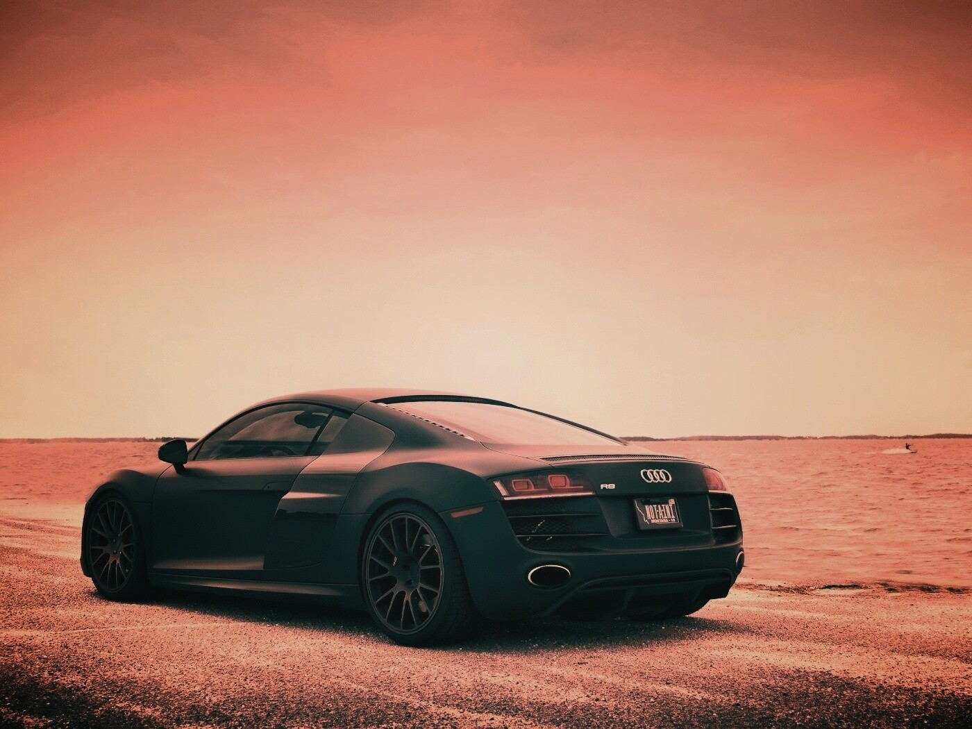 Черный ауди ТТ обои