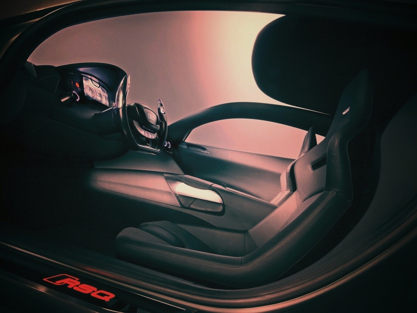 В салоне концепта Audi RSQ обои