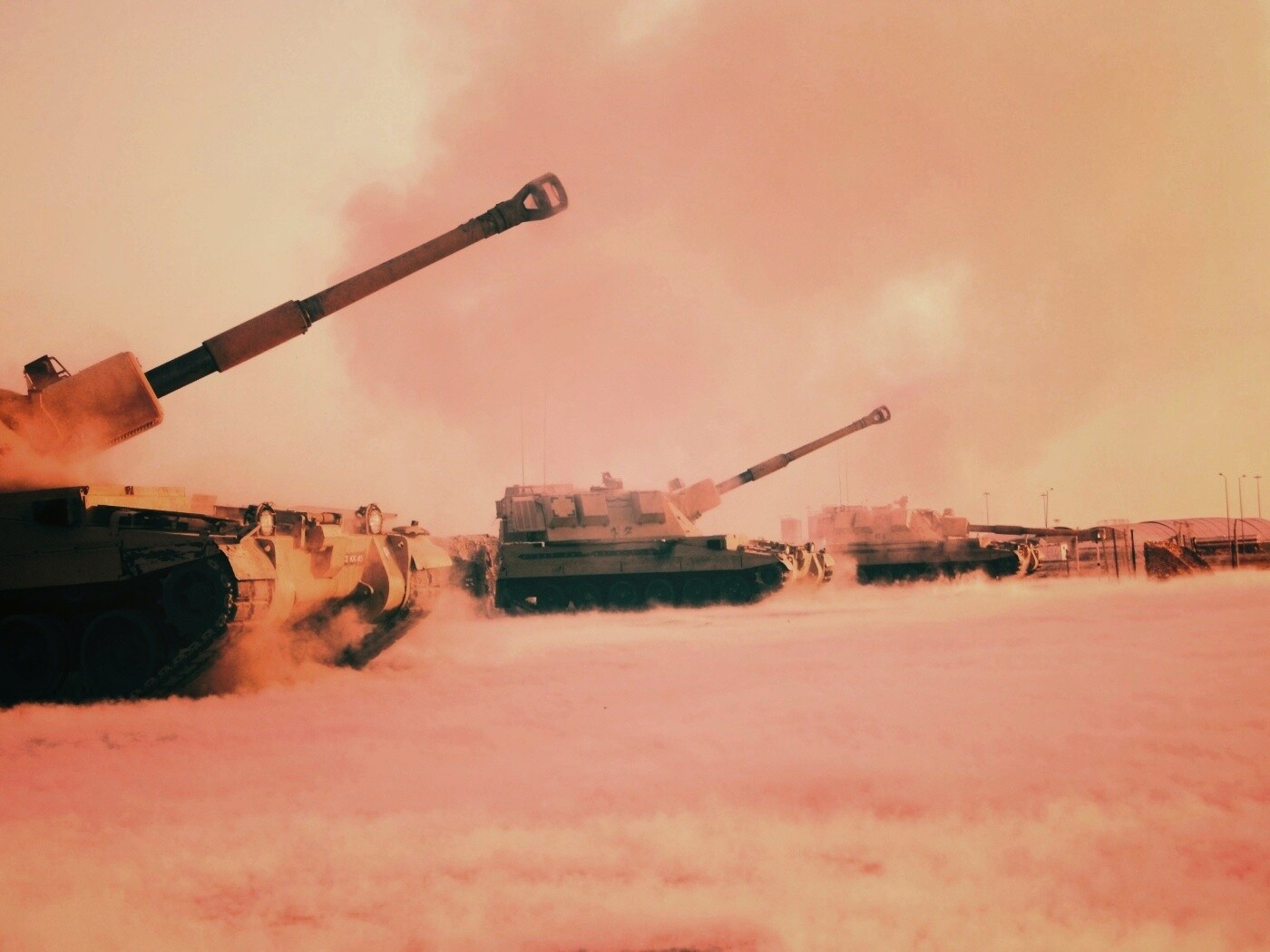 Британская самоходная артиллериская установка обои