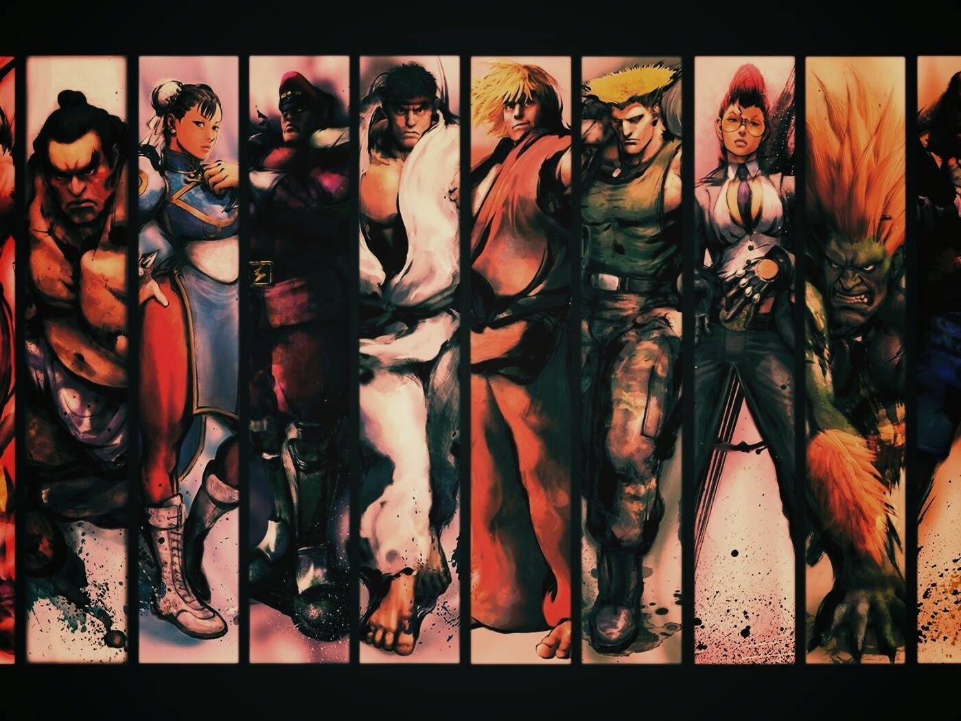 Герои игры Street FIghter обои