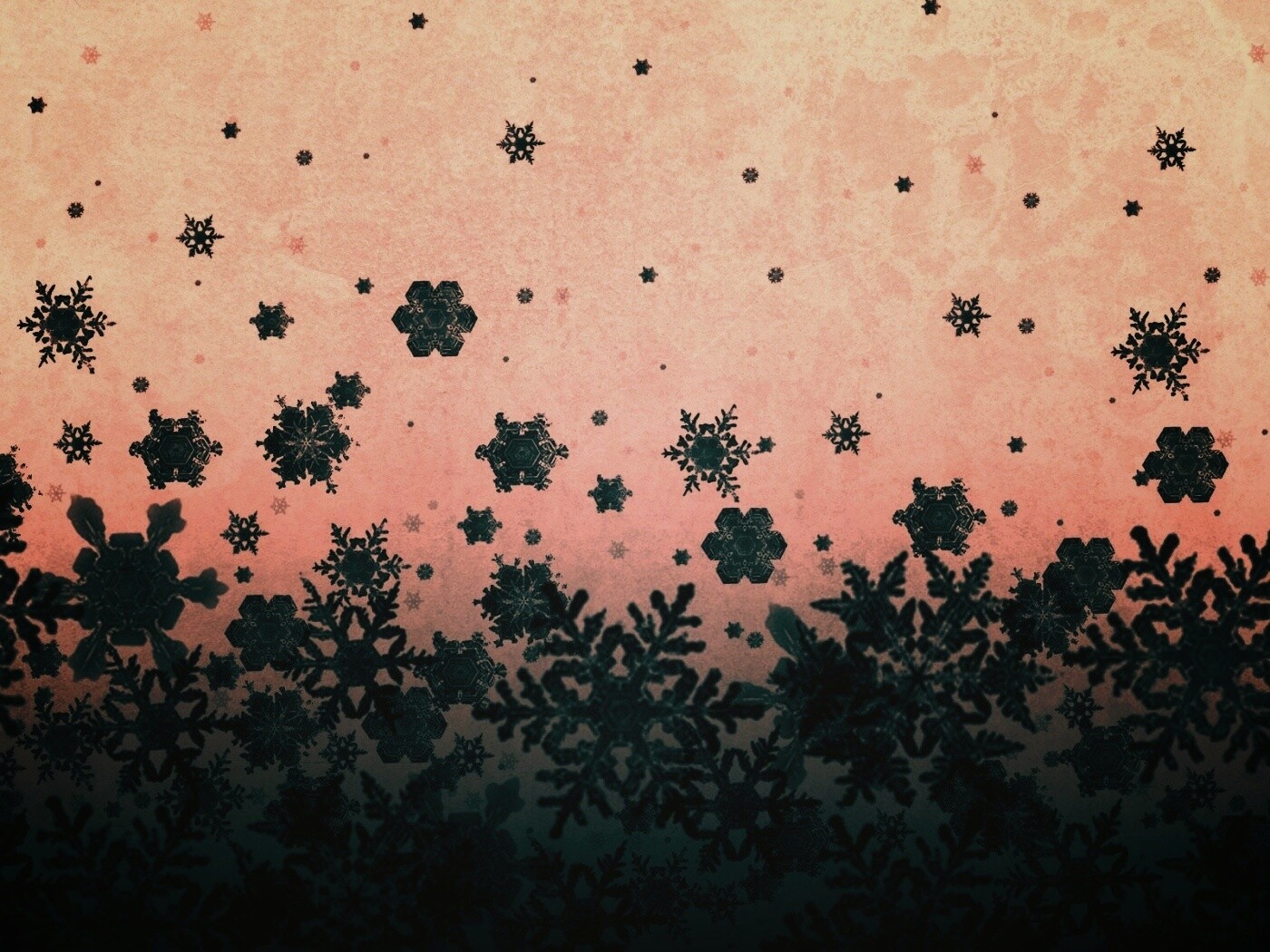 Черный снег обои