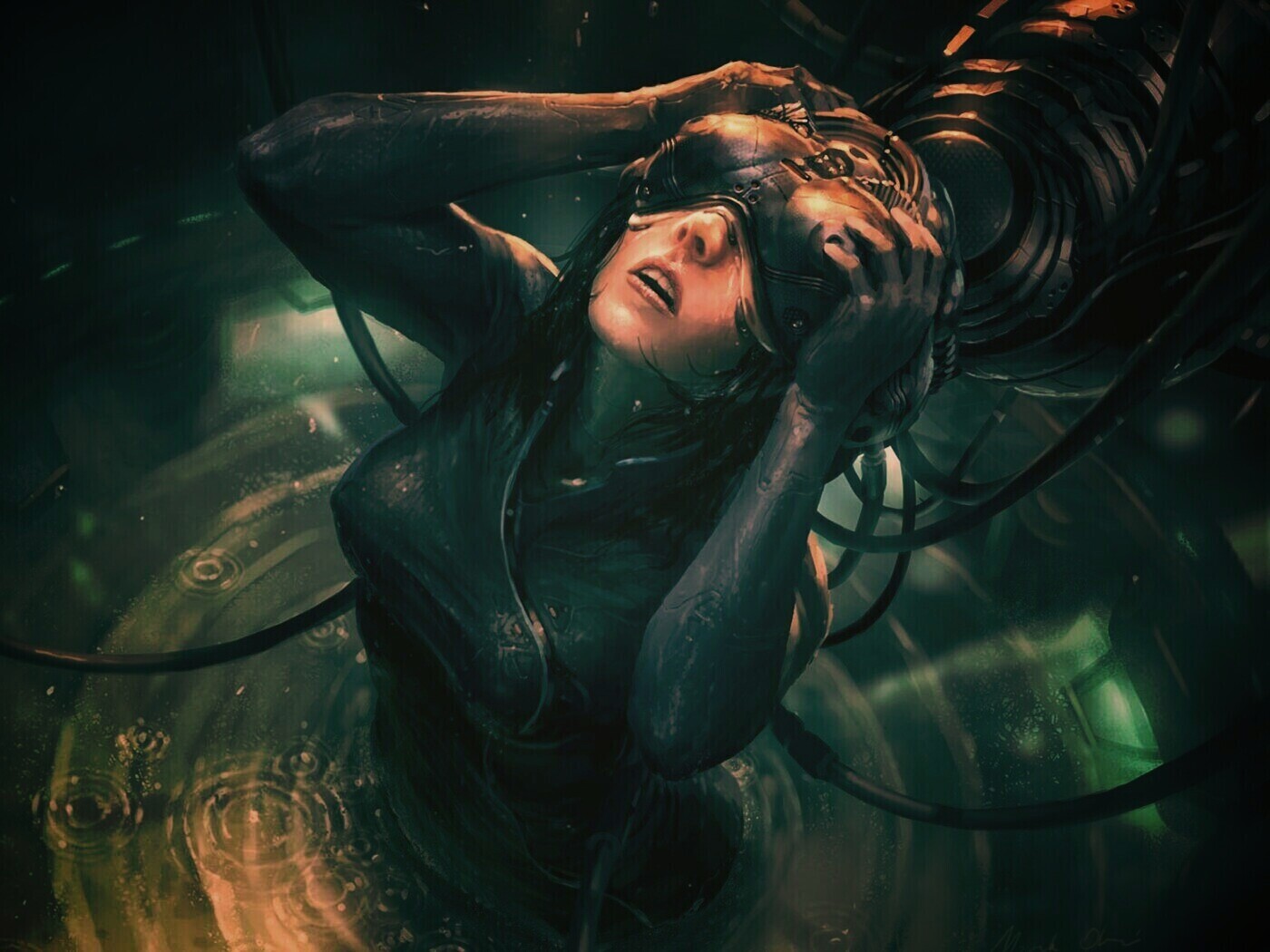 Подключенная к матрице обои