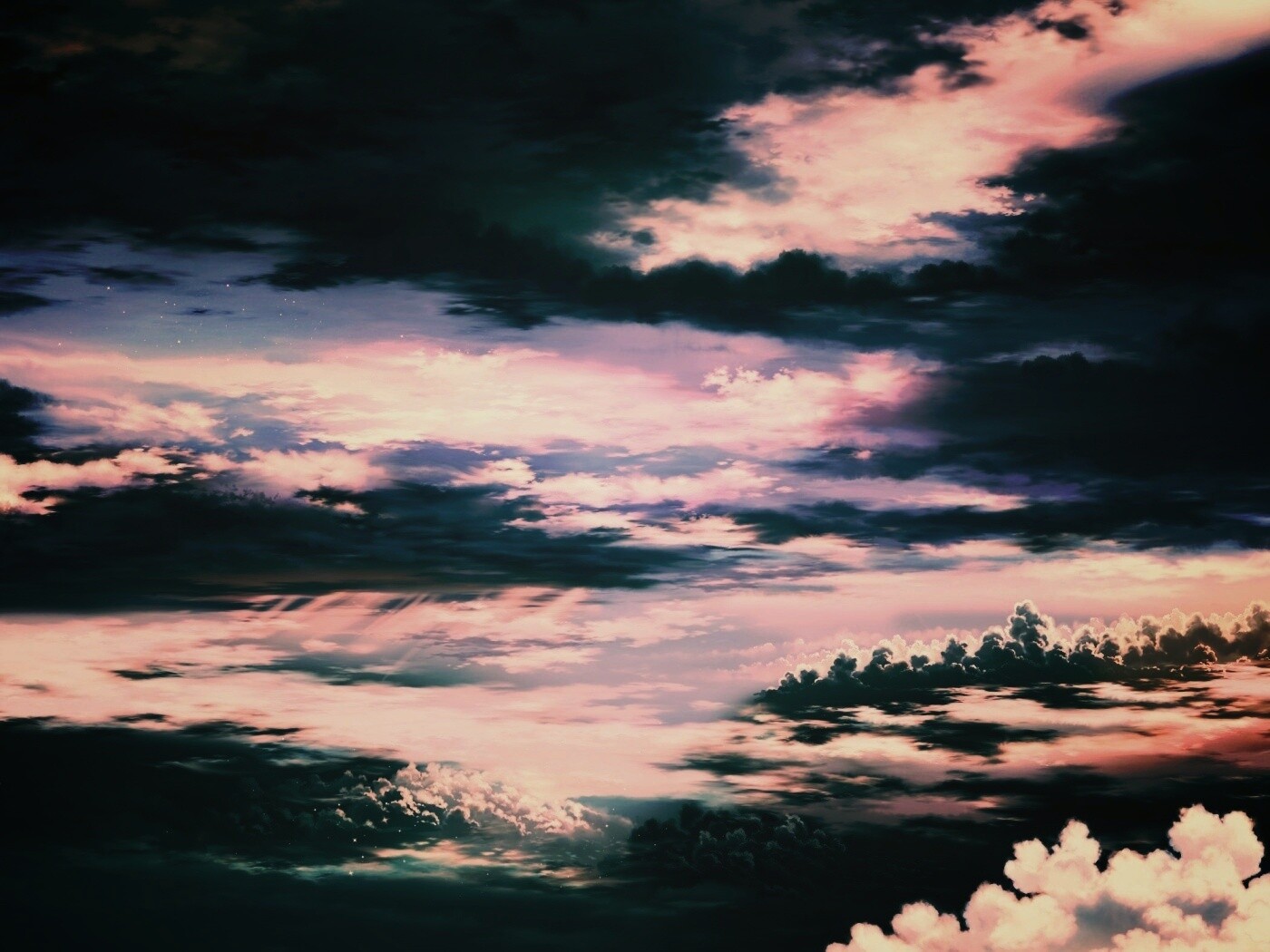 Штормовые тучи обои