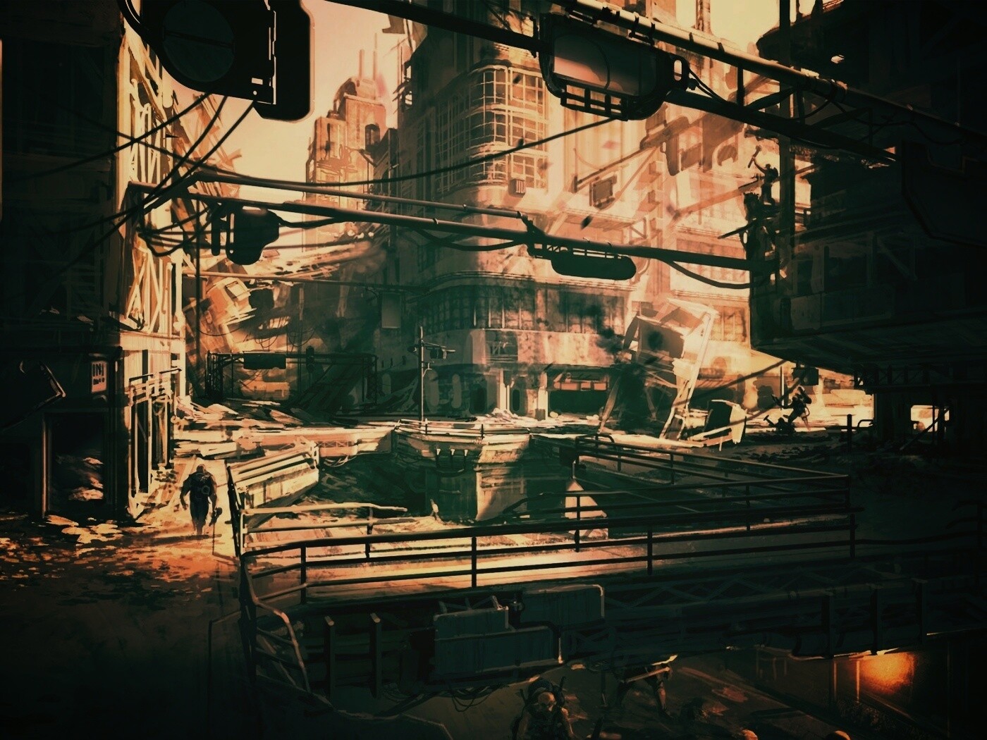 Локация из Fallout 3 обои