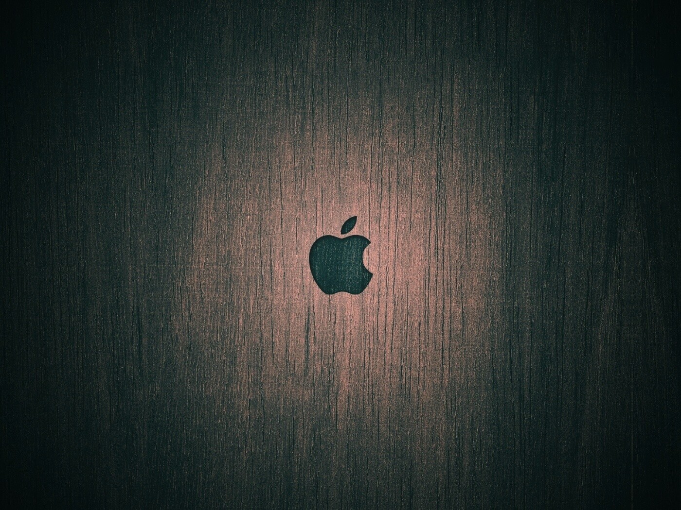 Логотип Apple на доске обои