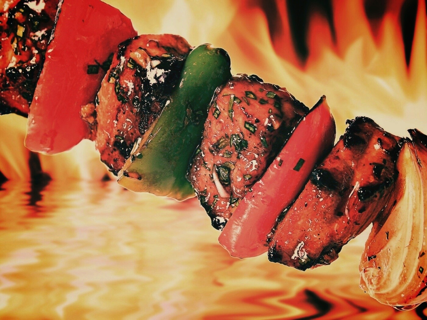 Сочный шашлычок обои