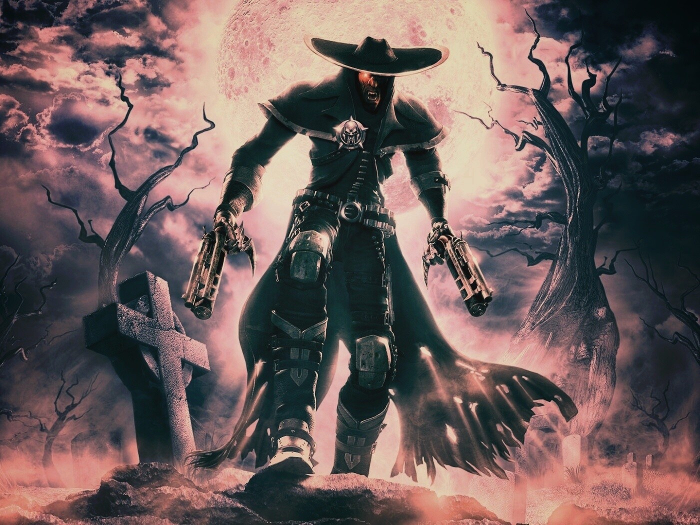 Мертвец с пистолетами обои