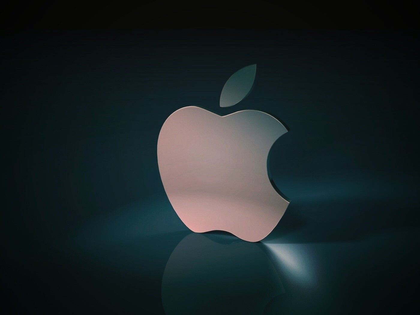 3D логотип Apple обои