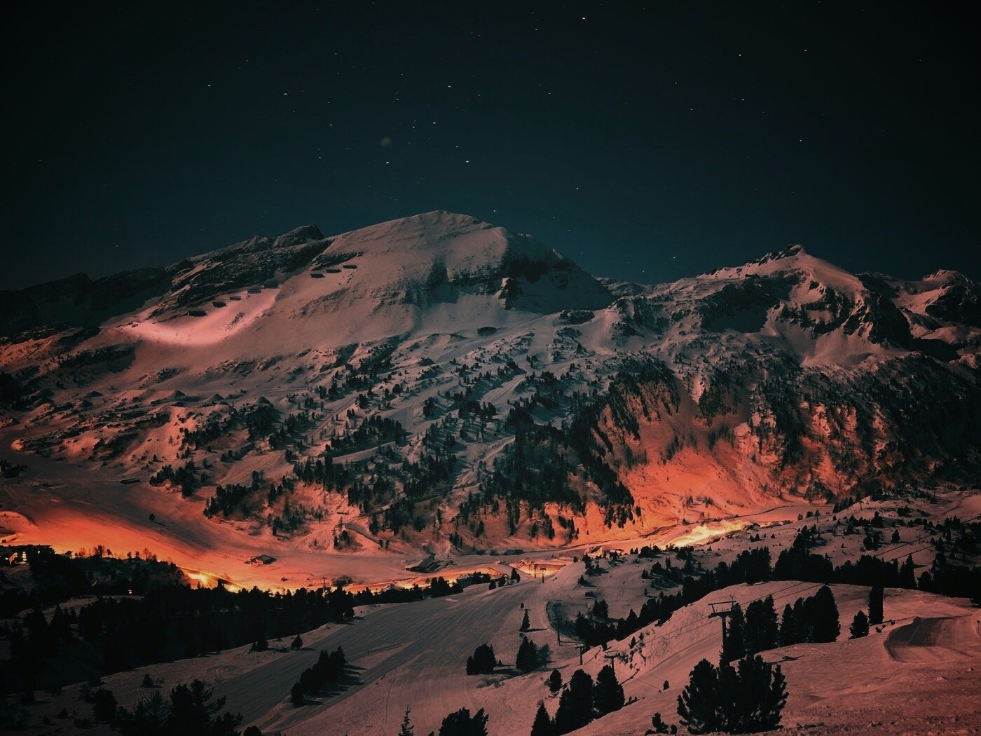 Горнолыжный курорт обои