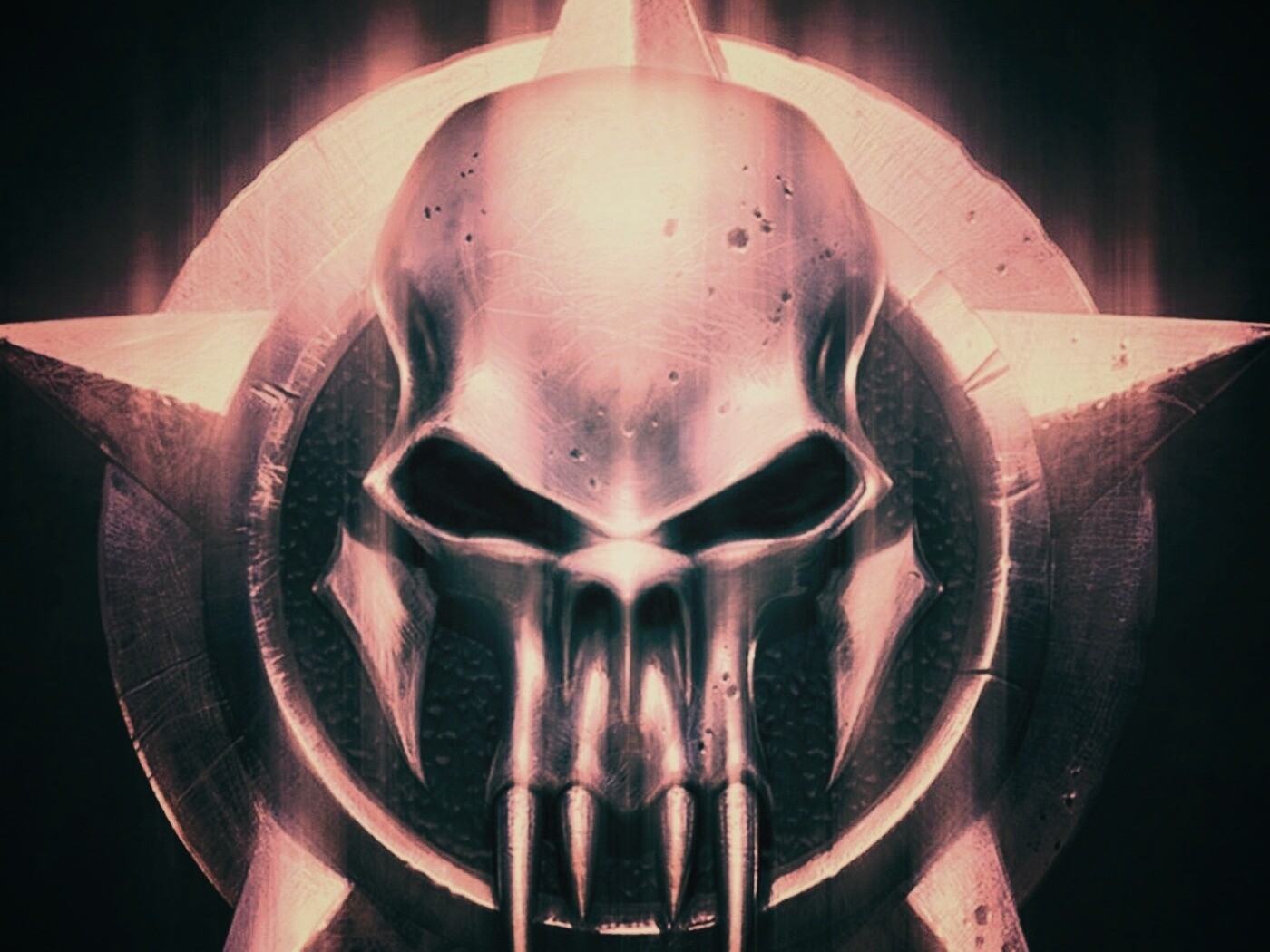 Клыкастый череп обои