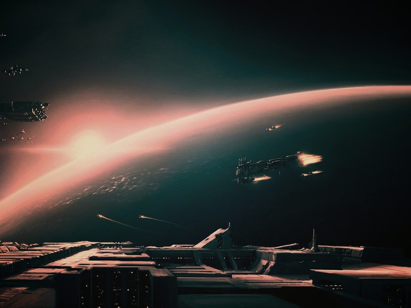 Космическая баталия обои