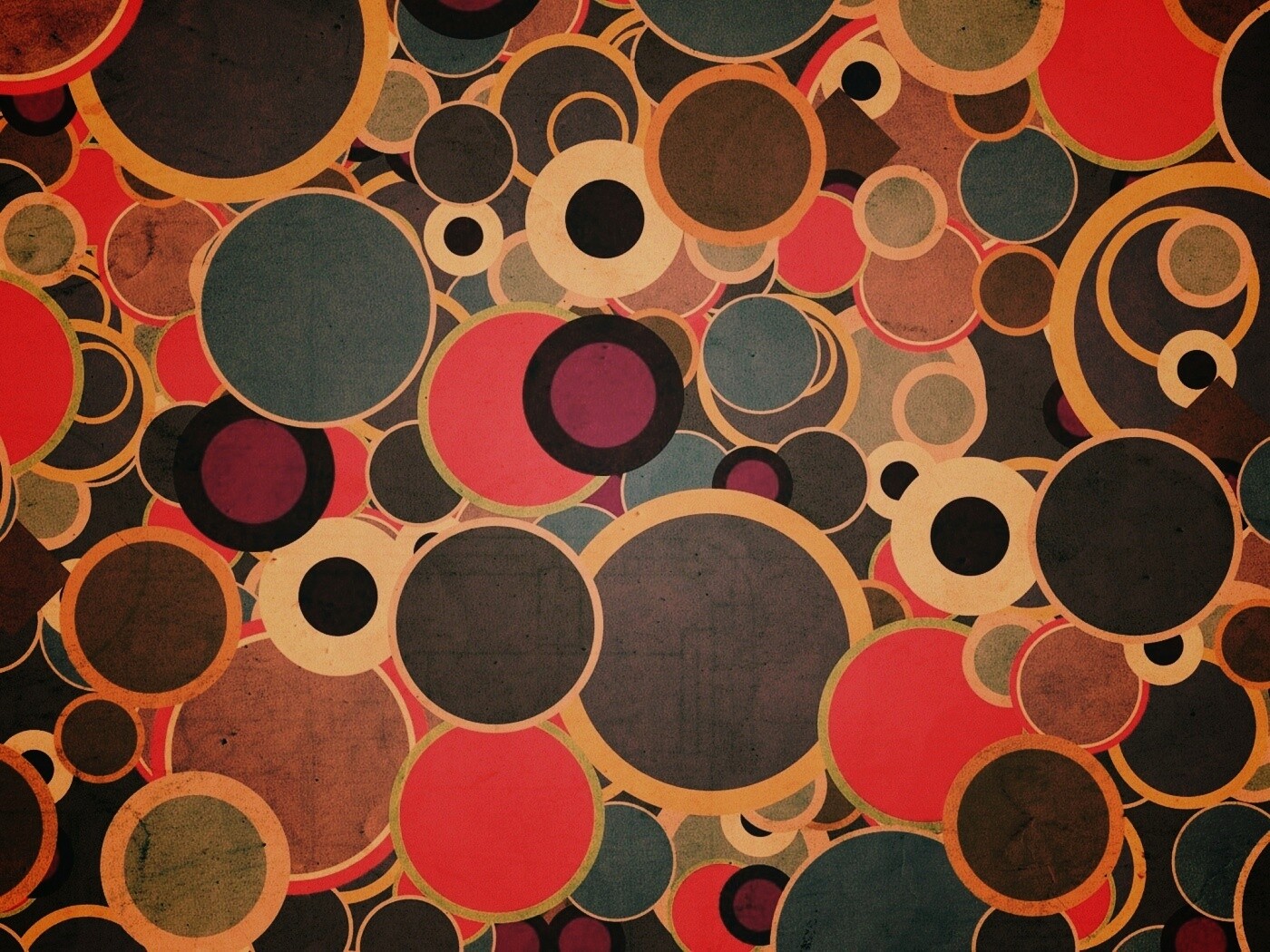 Цветные круги обои
