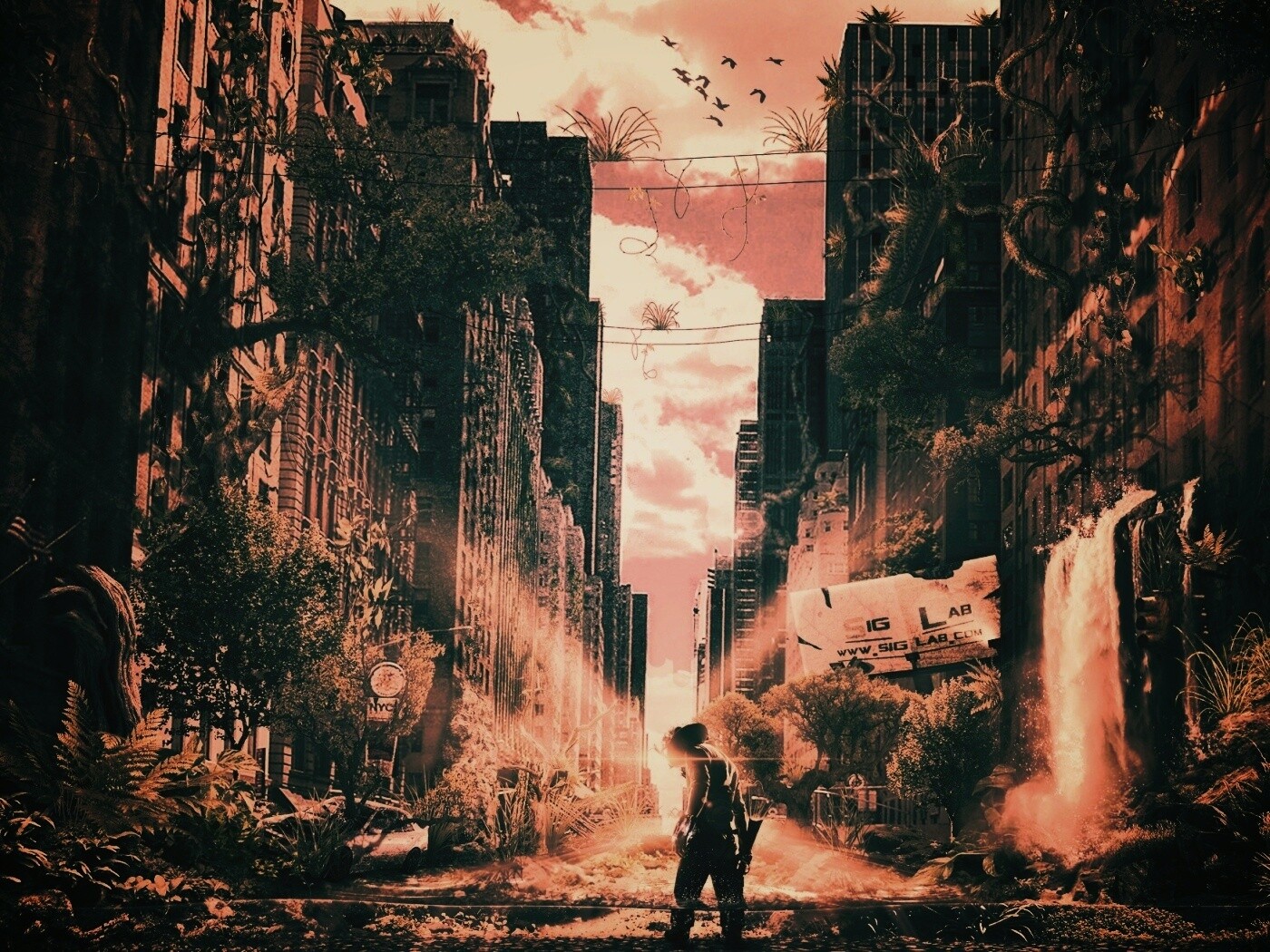 Постапокалиптический мир обои