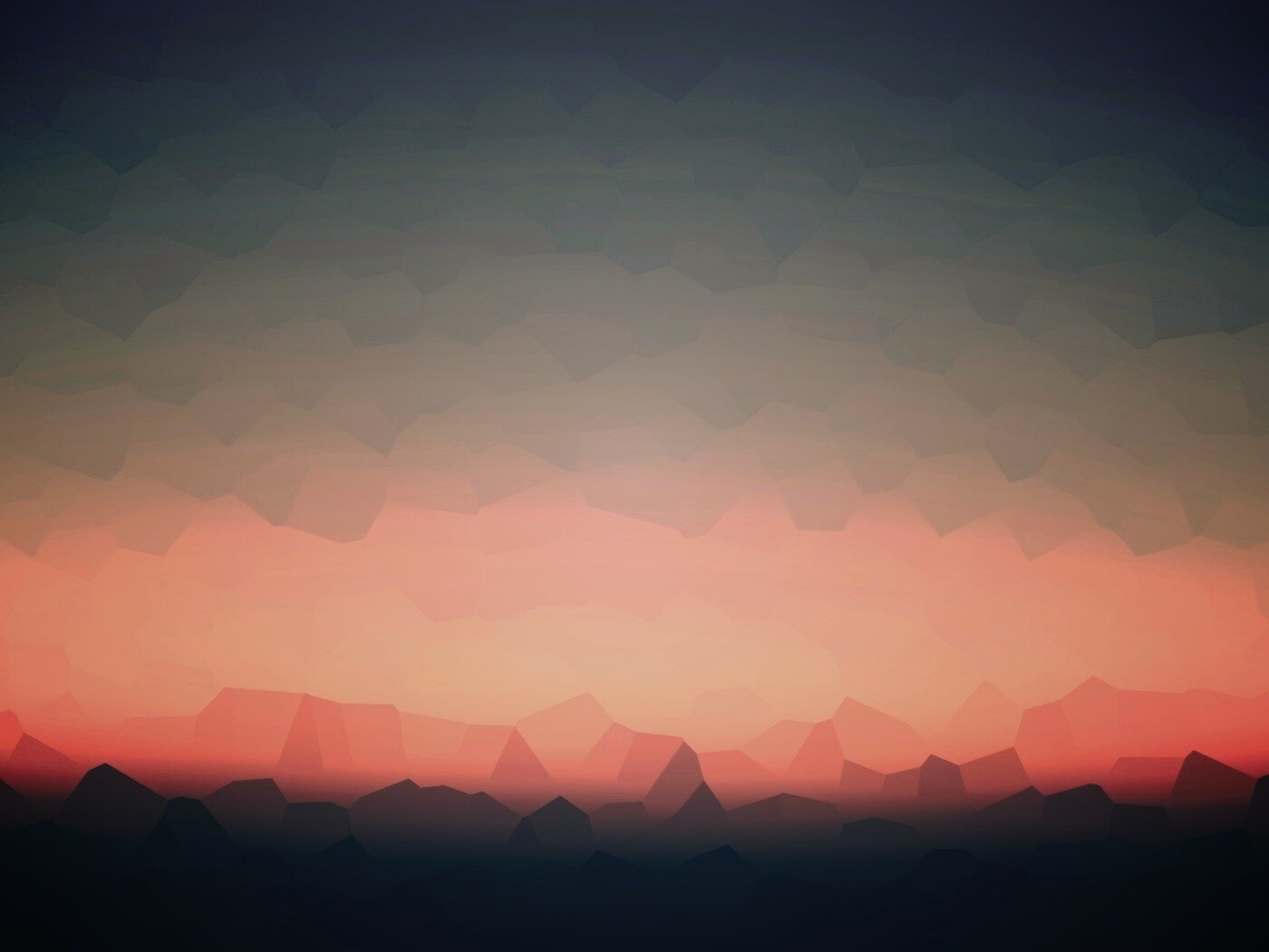 Минималистичный пейзаж обои