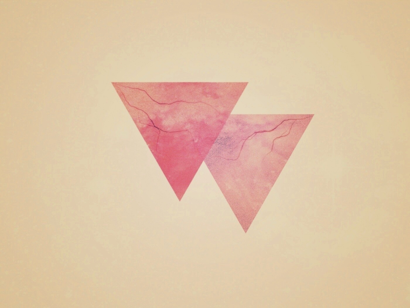 Минималистичные треугольники обои