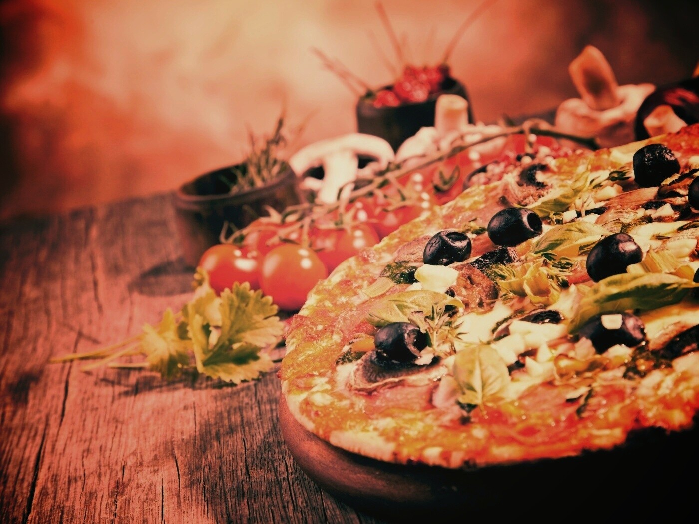 Аппетитная пицца обои