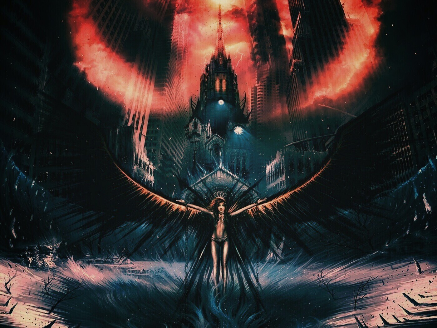 Тёмный ангел обои