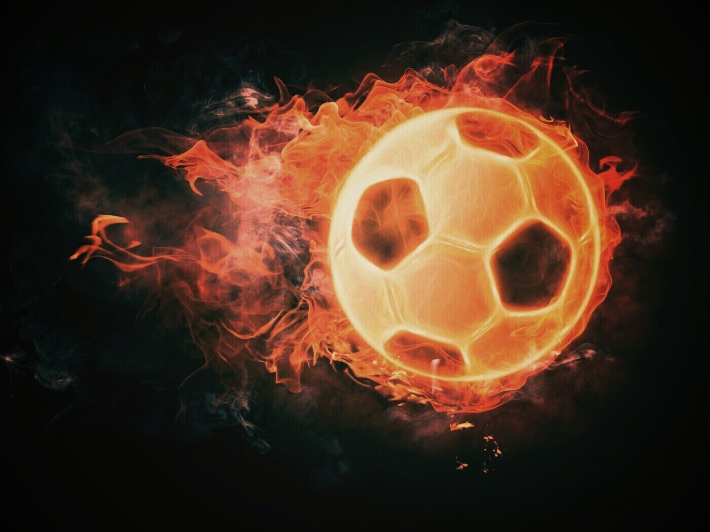 Огненный мяч обои
