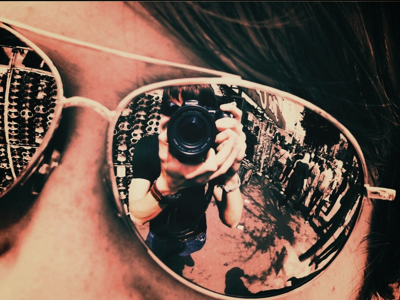 В очках обои