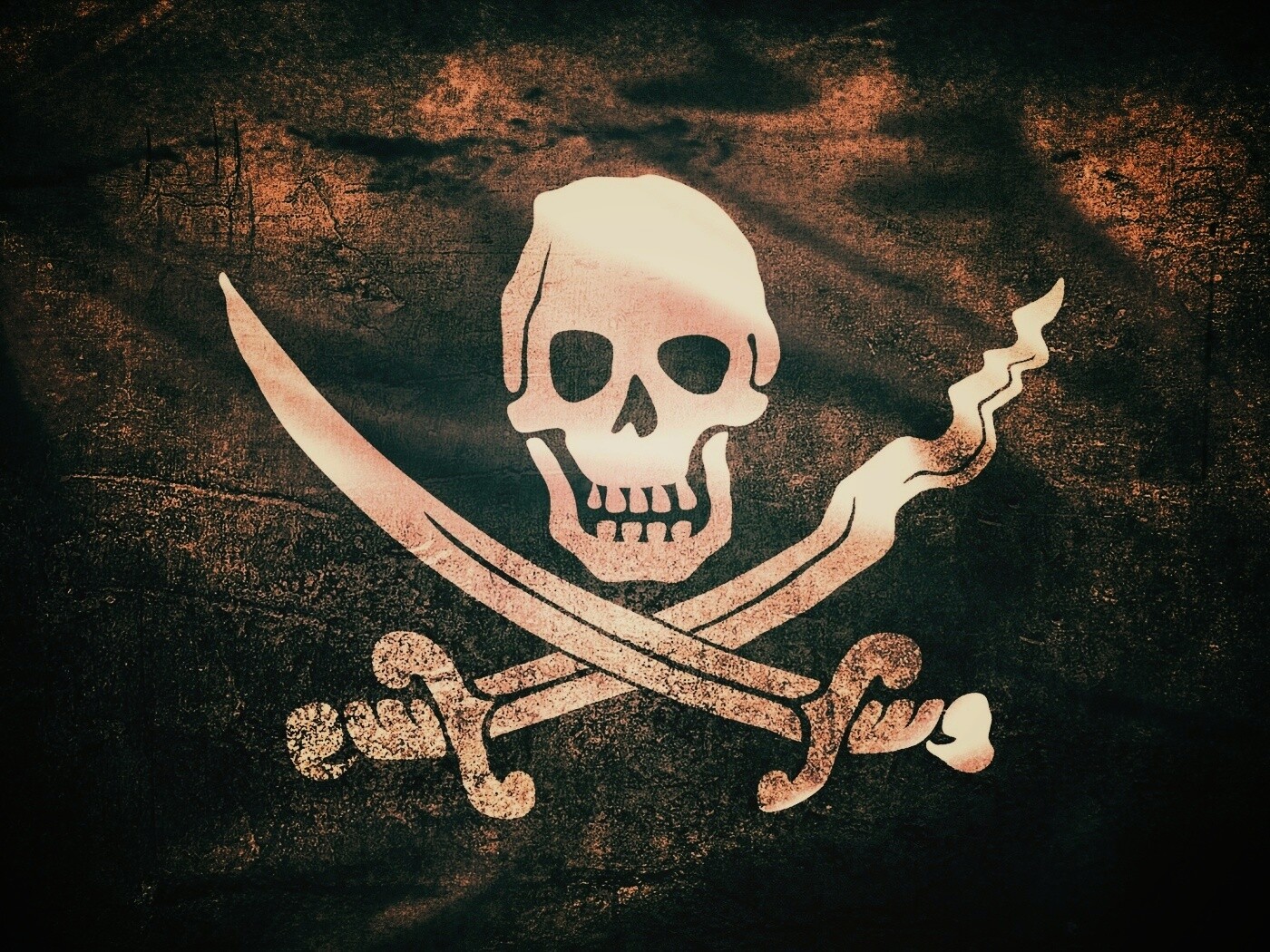 Пиратский флаг обои