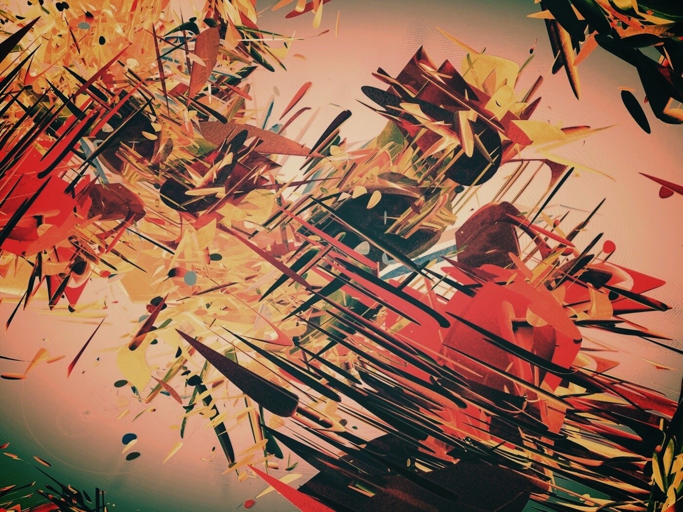 Сумасшедшая абстракция обои