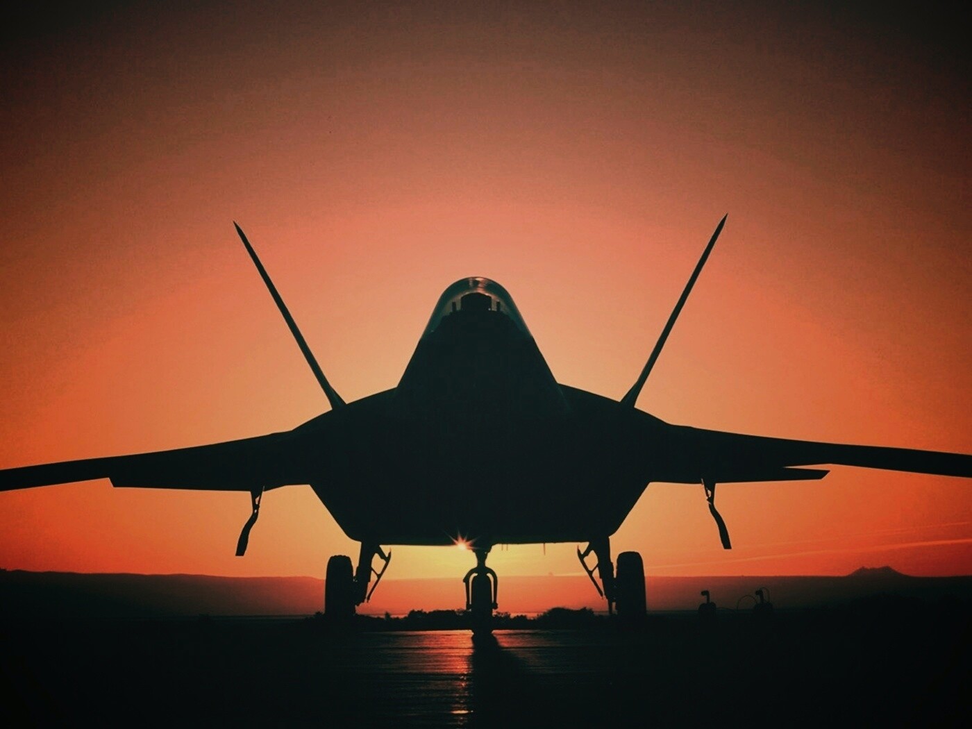 Истребитель F22 обои