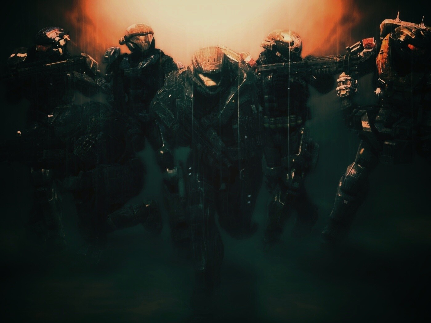 Отряд Halo обои