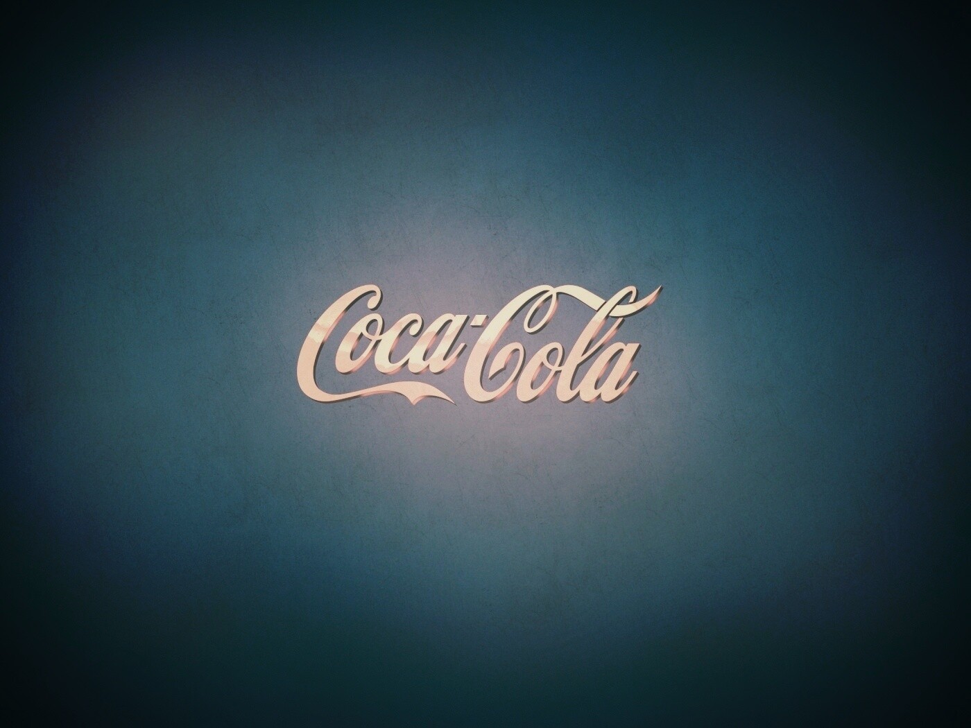 Синий логотип Coca-Cola обои