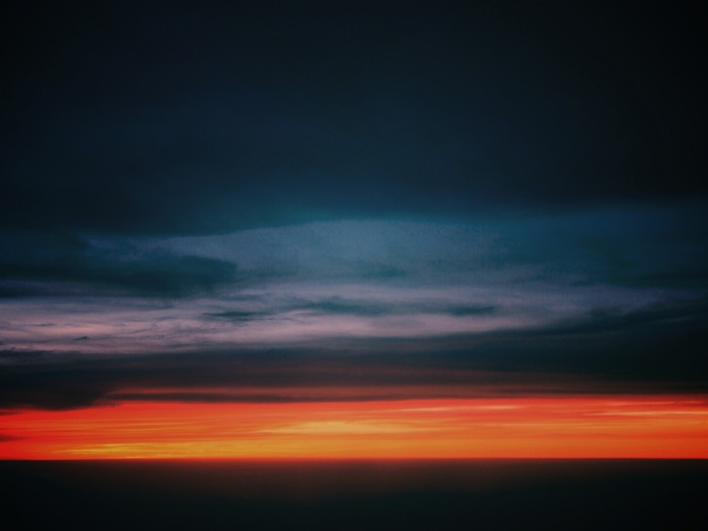 Закатное небо обои